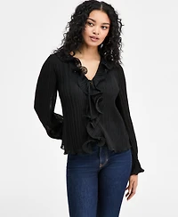 Guess Women's Long-Sleeve Faye Top
