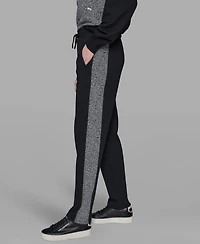 Karl Lagerfeld Paris Women's Mid-Rise Straight Jogger Pants