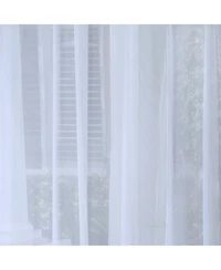 Commonwealth No Seem Curtain Grommet Top Panel 8 Matt Silver Grommets - 50x108" - White