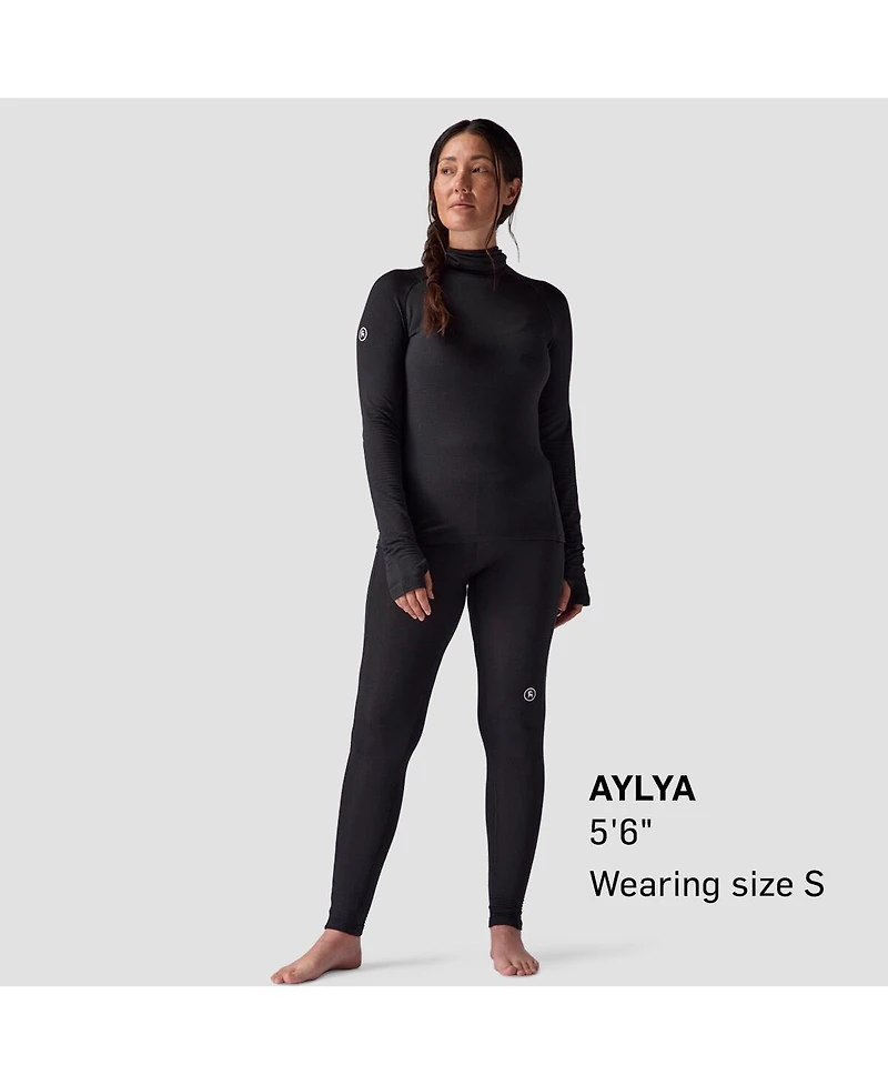 Backcountry Women's Pines Microgrid Ultra-Lt Baselayer Bottom Lightweight Long Underwear Bottoms
