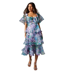 Coast Women's Organza Tiered Dress