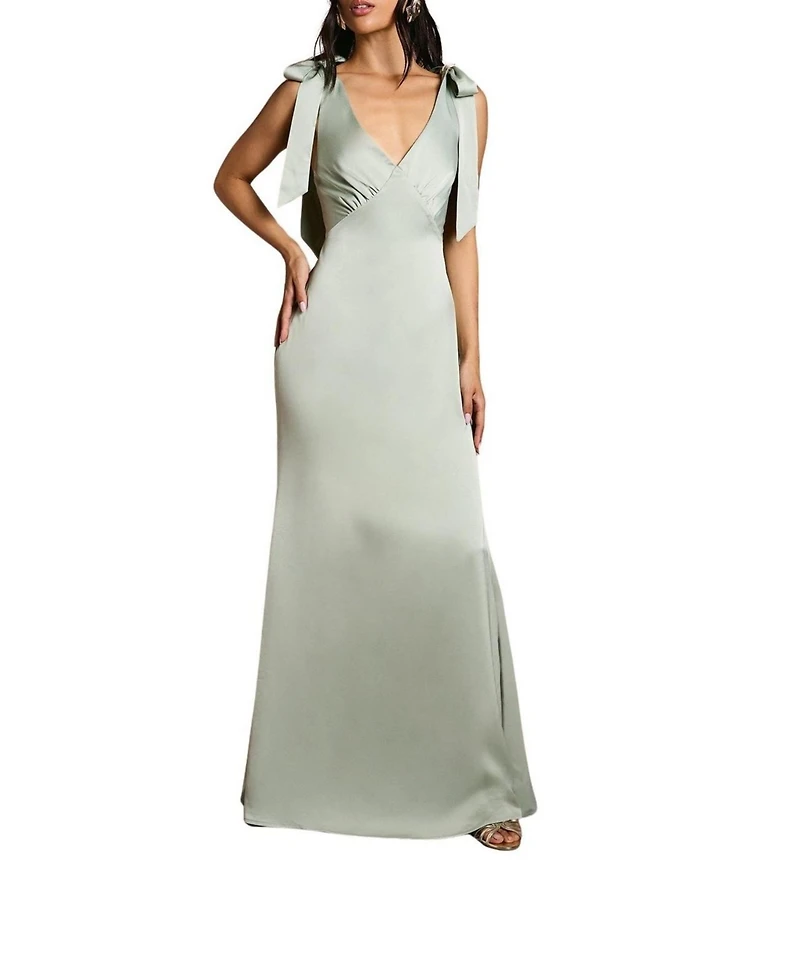 Coast Women's Satin Back Maxi Bridesmaid Dress