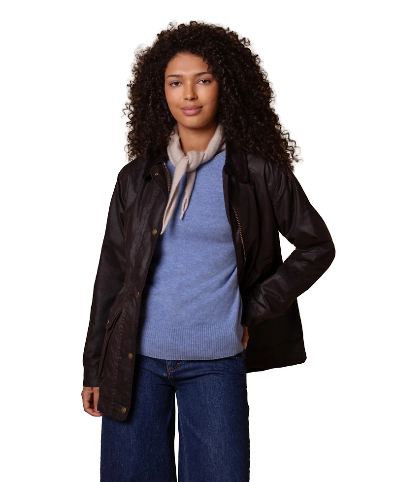 Celtic & Co. Women's British Waxed Cotton Zip Thru Jacket