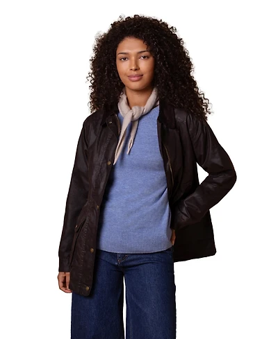 Celtic & Co. Women's British Waxed Cotton Zip Thru Jacket