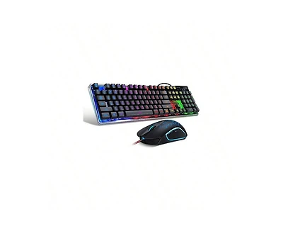 risokeys Rgb Backlit Keyboard With 104 Key PCLaptop Gaming Keyboard And Mouse Combo
