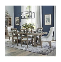 Parker House Furniture Sundance Dining - Sandstone Grid Dining Chair Two Pack
