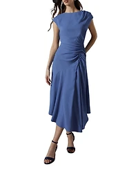 Coast Women's Drape Side Cap Sleeve Midi Dress