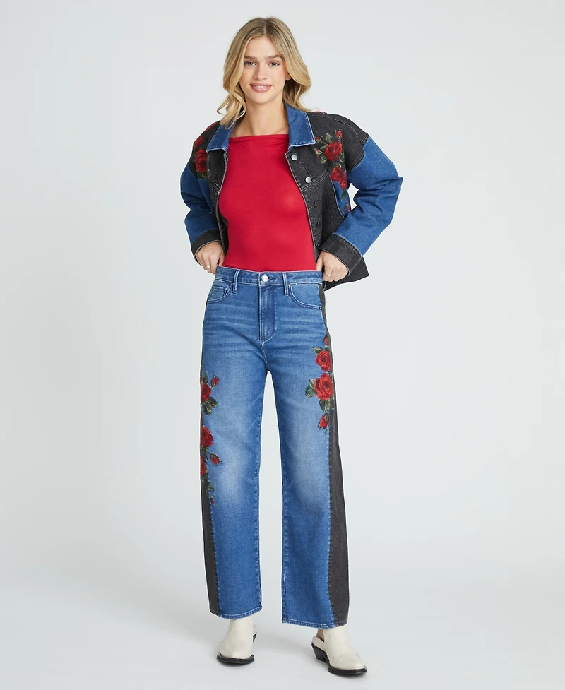 Driftwood Women's Lucy Barrel High-Rise Jeans