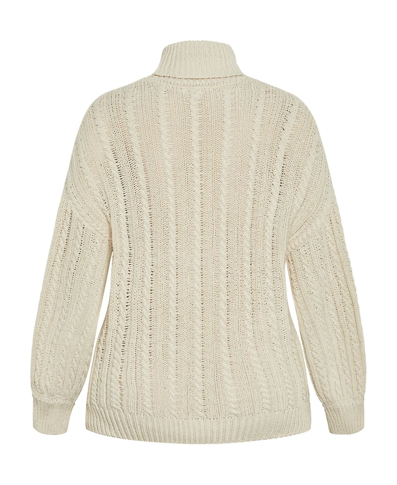 City Chic Plus Avah Sweater