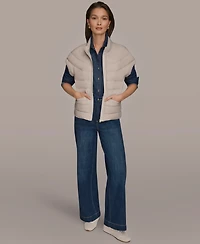 Donna Karan Weekend Women's Cap-Sleeve Puffer Jacket