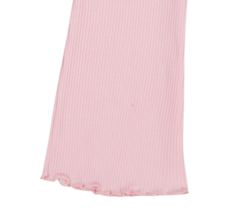 Under Armour Girls 2T-6X Lettuce Hem Top and Flare Leggings, 2-Piece Set