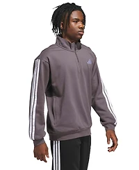 adidas Men's 3-Stripes Pull-On Sweatshirt