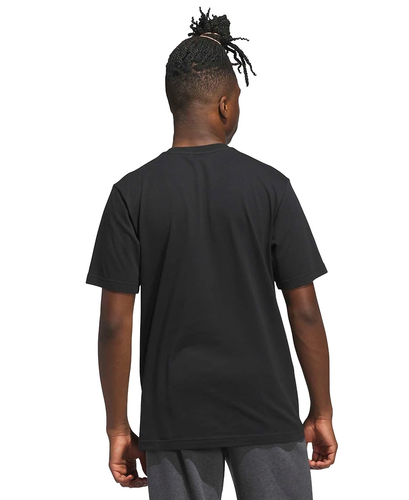 adidas Men's 3-Stripes Lights Giftbox Graphic Short-Sleeve T-Shirt