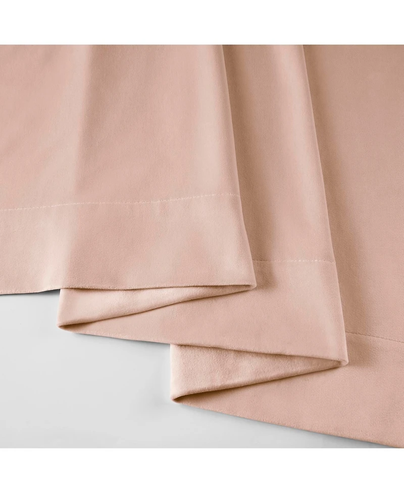 Half Price Drapes Rosey Dawn Signature Velvet Blackout Curtain