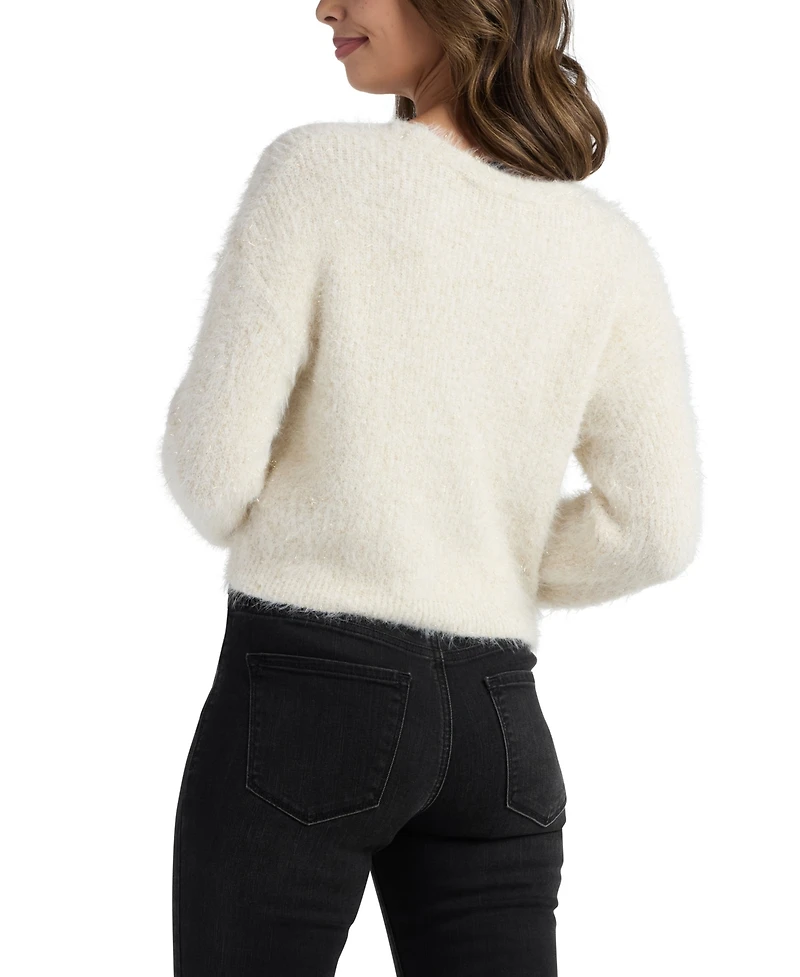 Bcx Juniors' V-Neck Long-Sleeve Cardigan