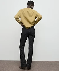 Mango Women's Mid-Rise Flared Jeans