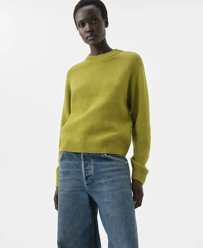 Mango Women's Chunky-Knit Wool Sweater