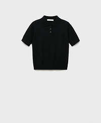 Mango Women's Wool Polo-Neck Sweater