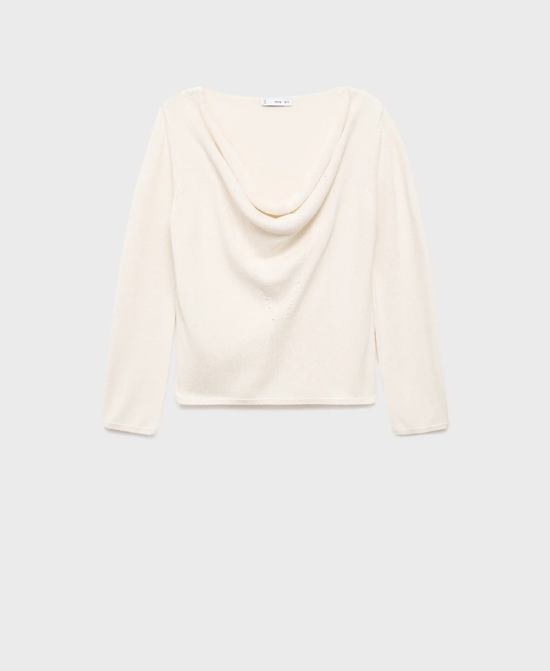 Mango Women's Cowl Neck Sweater