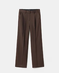 Mango Women's Pleated Straight-Leg Suit Pants