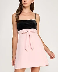 Seni & Cade Juniors' Bow Detail A-Line Dress
