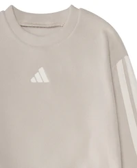 adidas Baby Boys 2-Piece Winterized Pull-On Sweatshirt and Joggers Set