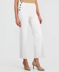 Anne Klein Women's Sailor High-Rise Pull-On Pants