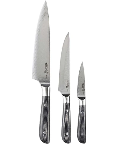 Messermeister Avanta Damascus 3 Pc Starter Set