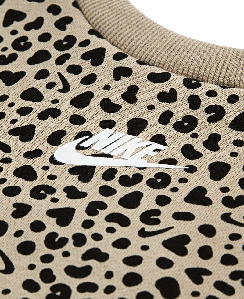 Nike Toddlers & Little Girls 4T-6X 2-Piece Kick Flare Printed Top and Leggings Set