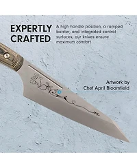 Messermeister Carbon Chef April Bloomfield Chef's Knife - 6.5"