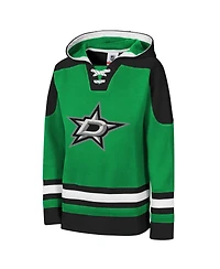 Outerstuff Big Boys and Girls Kelly Green Dallas Stars Must Have Home V-Neck Pullover Hoodie