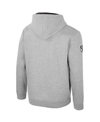 Colosseum Men's Heather Gray Texas Tech Red Raiders Oorah Oht Military Appreciation Pullover Hoodie