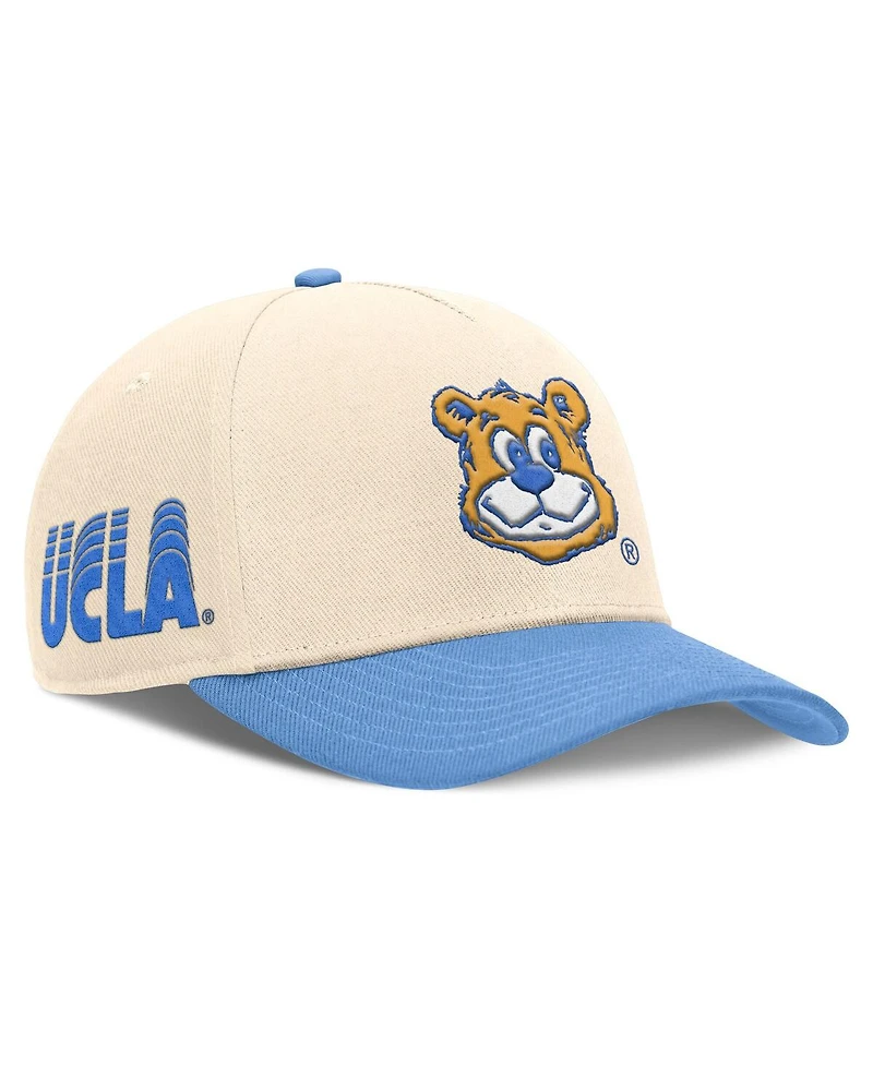 Nike Men's Natural/Blue Ucla Bruins Academic Rise Dri-fit Adjustable Hat