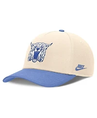 Nike Men's Natural/Royal Kentucky Wildcats Academic Rise Dri-fit Adjustable Hat