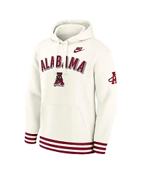 Nike Men's Cream Alabama Crimson Tide Legacy Retro Pullover Hoodie