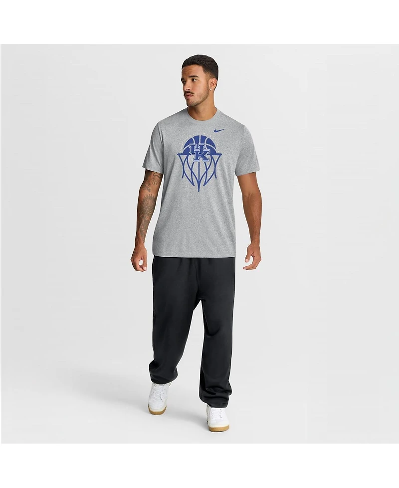 Nike Men's Gray Kentucky Wildcats Basketball Icon Legend T-Shirt