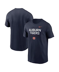 Nike Men's Navy Auburn Tigers 2025 Courtside Basketball Performance T-Shirt