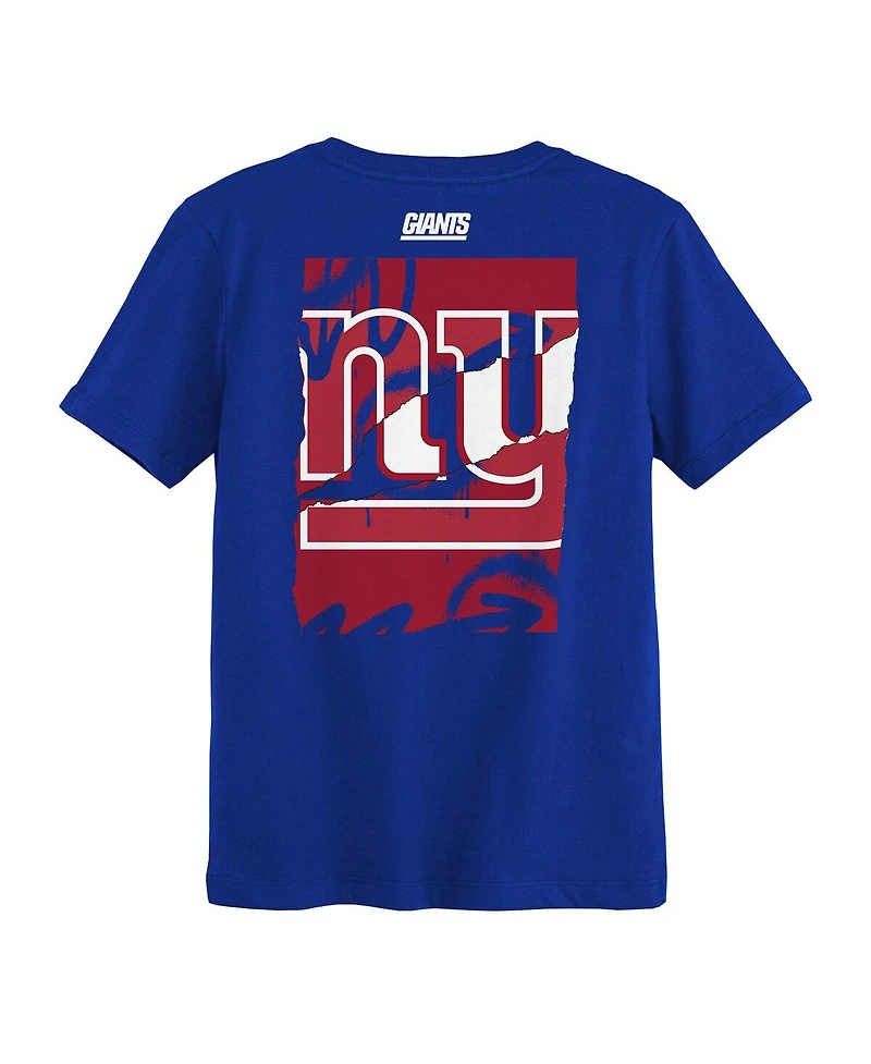 Outerstuff Preschool Royal New York Giants Posterize T-Shirt