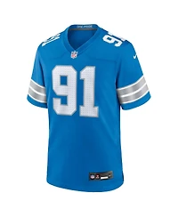 Nike Men's Tyleik Williams Blue Detroit Lions 2025 Nfl Draft First Round Pick Game Jersey