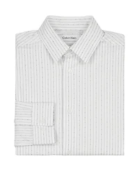 Calvin Klein Boys 8-20 Long-Sleeve Dobby Stripe Shirt