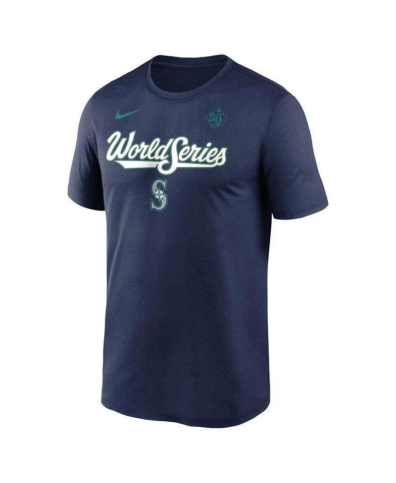 Nike Men's Navy Seattle Mariners 2025 World Series Authentic Collection Legend T-Shirt