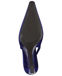 Jeffrey Campbell Women's Pay-Me Pointed-Tie Vinyl Wedge Pumps