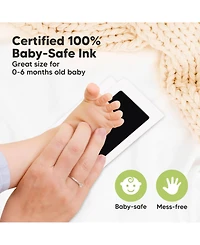 KeaBabies 4pk Inkless Ink Pad for Baby Hand and Footprint Kit, Clean Touch Dog Paw
