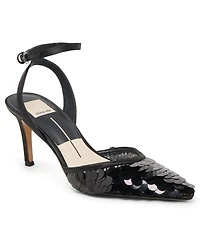 Dolce Vita Women's Elizza Confetti Sequin Detail Pointed Toe Pumps