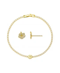 Disney Lilo and Stitch Cubic Zirconia Bracelet and Earring Set