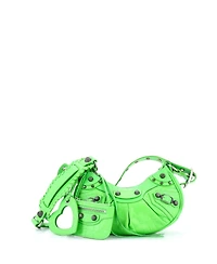 Pre-Owned Balenciaga Xs Le Cagole Giant Studs Shoulder Bag Leather