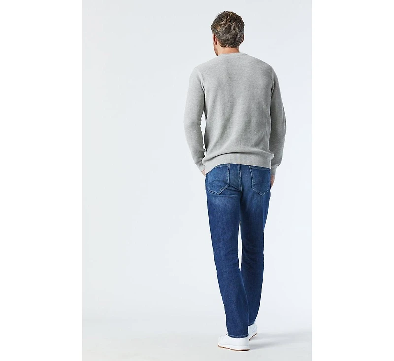 Mavi Jeans Men's Zach Straight Leg Mid Brushed Nashville