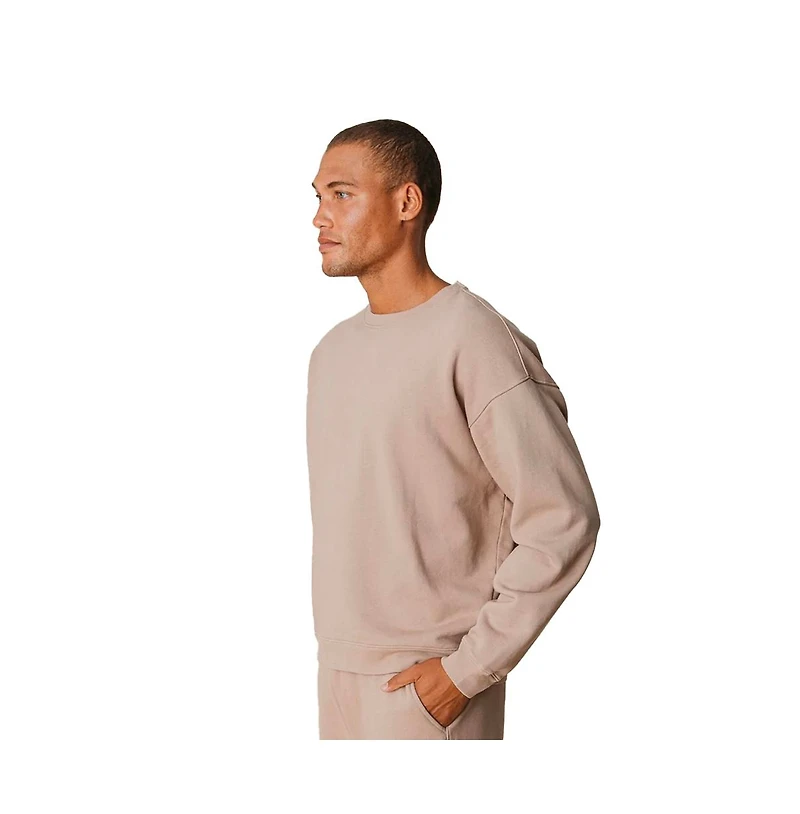 Ocio Big & Tall Men s Organic Cotton Teddy Oversized Crewneck