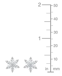 Macy's Diamond Earrings (1/10 ct. t.w.) in Sterling Silver