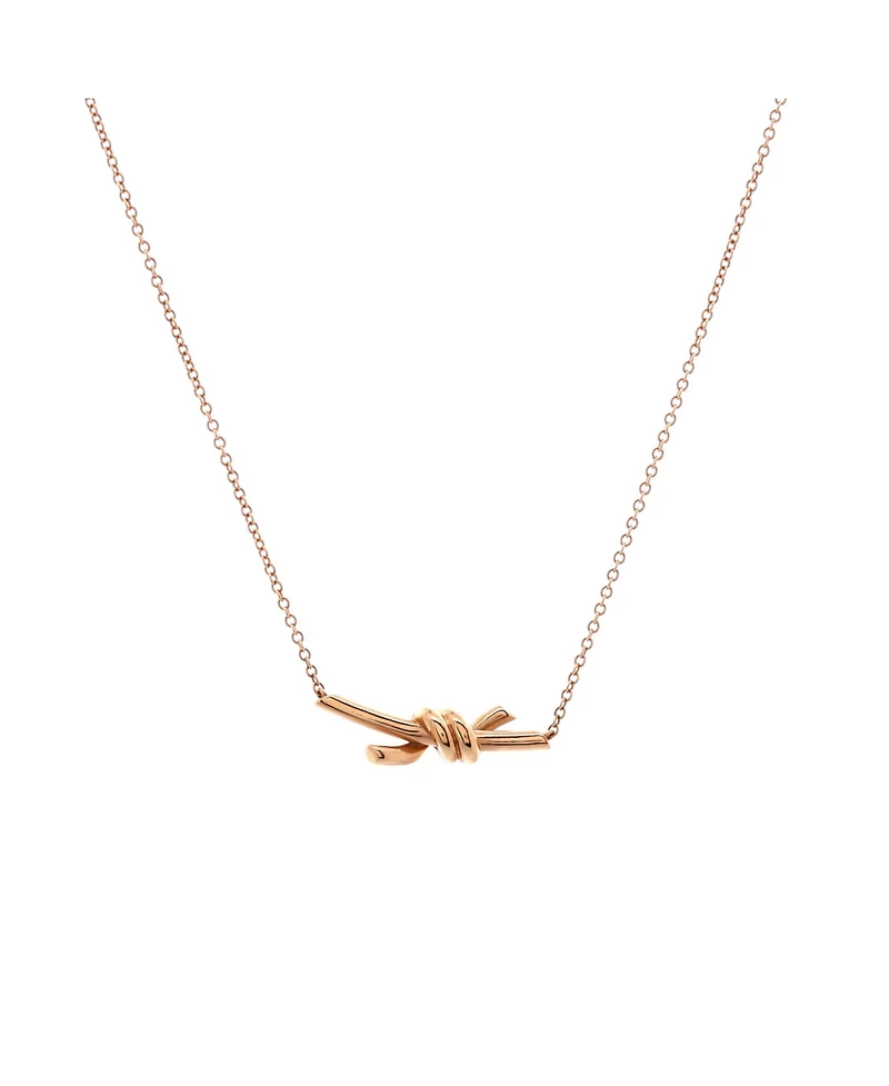 Pre-Owned Tiffany & Co. Knot Pendant Necklace
